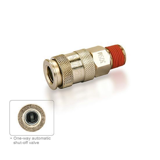 Швидкороз'ємне з'єднання 1/2" зовнішнє різьблення KA40SM2E TOPTUL KA40SM2E фото