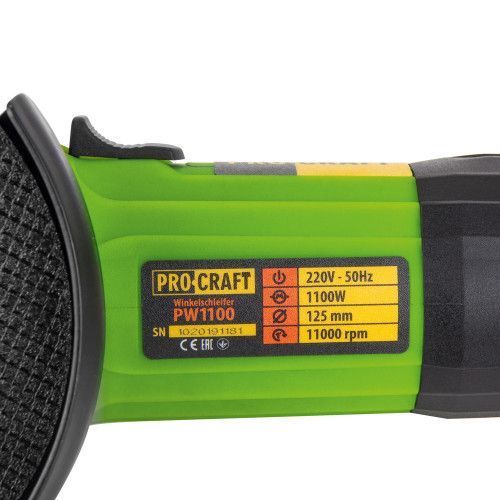 Кутошліфувальна машина Procraft PW1100 125 мм PW1100 фото